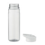 Trinkflasche RPET 650ml Weiß, Rückansicht