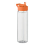 Trinkflasche RPET 650ml Orange als Werbeartikel mit Logodruck