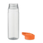 Trinkflasche RPET 650ml Orange, Rückansicht