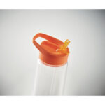 Trinkflasche RPET 650ml Orange, Detailaufnahme des Materials