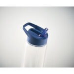 Trinkflasche RPET 650ml Blau, Detailaufnahme des Materials