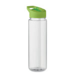 Trinkflasche RPET 650ml Gruen, Seitenansicht