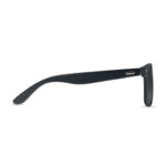 Sonnenbrille mit Bambus Schwarz von oben