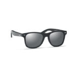 Sonnenbrille mit Bambus Silber als Werbeartikel mit Logodruck