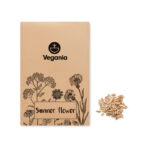 Samen Blumenmischung mit markiertem Druckbereich für Ihr Logo