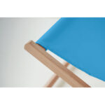 Liegestuhl Holz Blau, Detailaufnahme des Materials