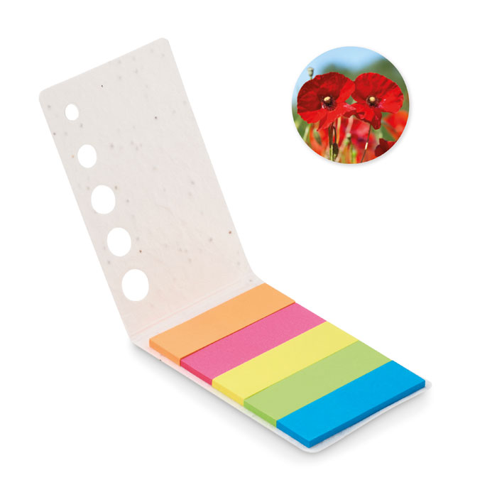 Samenpapier Markerblock Samenpapier Markerblock als Werbeartikel mit Logodruck