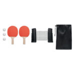 Tischtennis-Set von oben