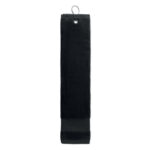 Golfhandtuch mit Haken von oben