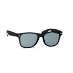 Sonnenbrille RPET Schwarz als Werbeartikel mit Logodruck