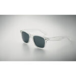 Sonnenbrille RPET Weiß, Detailaufnahme des Materials