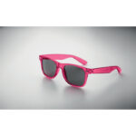 Sonnenbrille RPET Rosa, Detailaufnahme des Materials