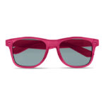 Sonnenbrille RPET Rosa, geöffnet dargestellt