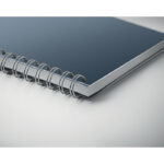 DIN A5 Notizblock Blau, Detailaufnahme des Materials