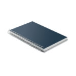 DIN A5 Notizblock Blau, Seitenansicht
