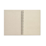 DIN A5 Notizbuch Graspapier von oben