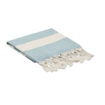 Hamman handdoek 140 gr/m² Blau, Seitenansicht