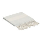 Hamman handdoek 140 gr/m² Grau, Seitenansicht