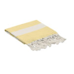 Hamman handdoek 140 gr/m² Gelb, Seitenansicht