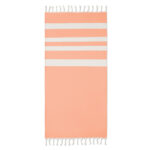 Hamman handdoek 140 gr/m² Orange als Werbeartikel mit Logodruck