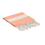 Hamman handdoek 140 gr/m² Orange, Seitenansicht