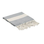 Hamman handdoek 140 gr/m² Grau, Seitenansicht