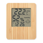 Wetterstation Bambus, Rückansicht