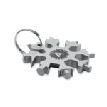 Multitool aus Edelstahl mit markiertem Druckbereich für Ihr Logo