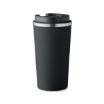Doppelwandiger Becher 510 ml Schwarz als Werbeartikel mit Logodruck