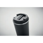 Doppelwandiger Becher 510 ml Schwarz, Detailaufnahme des Materials