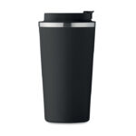 Doppelwandiger Becher 510 ml Schwarz, Seitenansicht