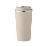 Doppelwandiger Becher 510 ml Braun als Werbeartikel mit Logodruck