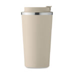 Doppelwandiger Becher 510 ml Braun, Seitenansicht