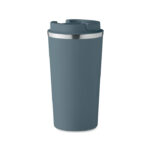 Doppelwandiger Becher 510 ml Blau als Werbeartikel mit Logodruck