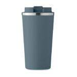 Doppelwandiger Becher 510 ml Blau, geöffnet dargestellt