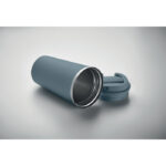 Doppelwandiger Becher 510 ml Blau, Seitenansicht