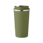 Doppelwandiger Becher 510 ml Gruen als Werbeartikel mit Logodruck