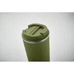 Doppelwandiger Becher 510 ml Gruen, Rückansicht