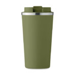 Doppelwandiger Becher 510 ml Gruen, geöffnet dargestellt