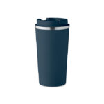 Doppelwandiger Becher 510 ml Blau als Werbeartikel mit Logodruck