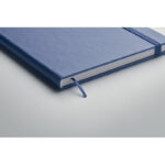 DIN A5 Notizbuch Blau, Detailaufnahme des Materials