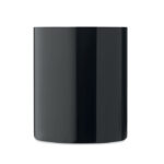 Doppelwandiger Becher 300 ml Schwarz, Rückansicht