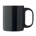 Doppelwandiger Becher 300 ml Schwarz, Seitenansicht