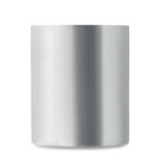 Doppelwandiger Becher 300 ml Silber, Rückansicht