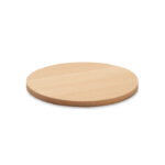 Runder Untersetzer Bambus als Werbeartikel mit Logodruck