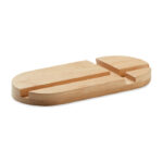 Tablet/Phone Halter Bambus von oben