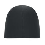 Unisex-Beanie Baumwolle Schwarz, Seitenansicht