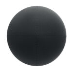Unisex-Beanie Baumwolle Schwarz von oben