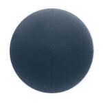 Unisex-Beanie Baumwolle Blau von oben