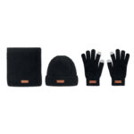 Winter-Accessoires RPET, Seitenansicht